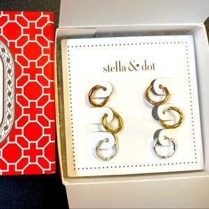 Stella and Dot Mini Hoop Earrings